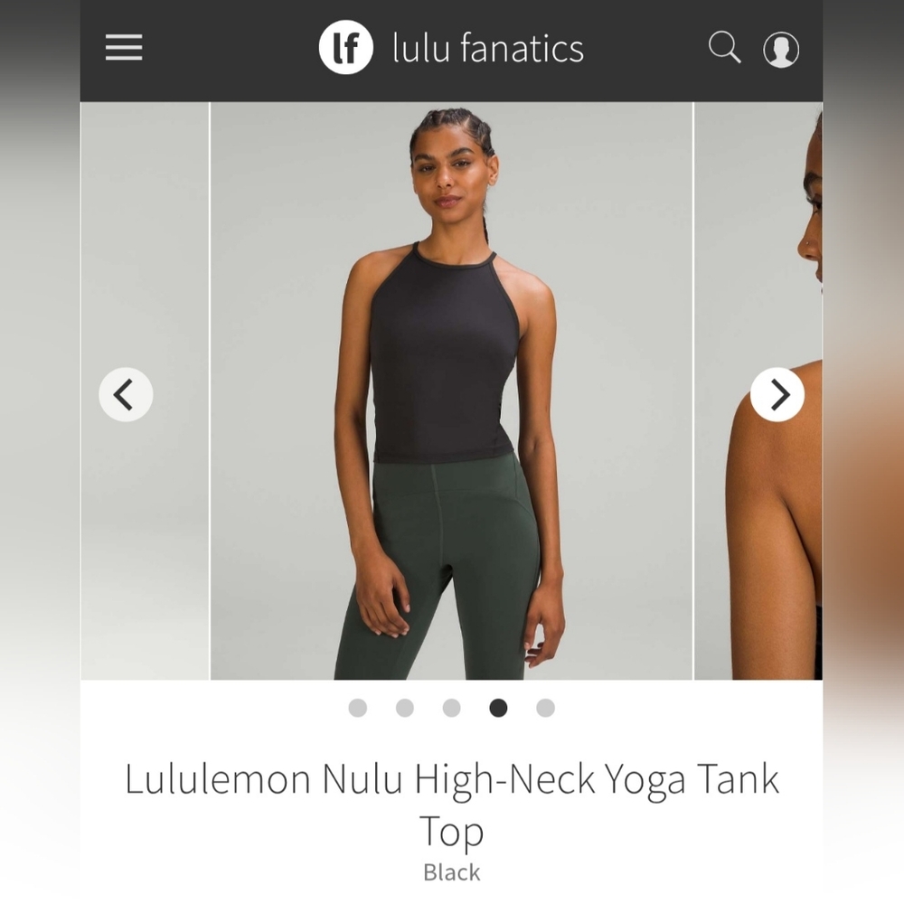 Lululemon Nulu High-Neck Yoga Tank Top